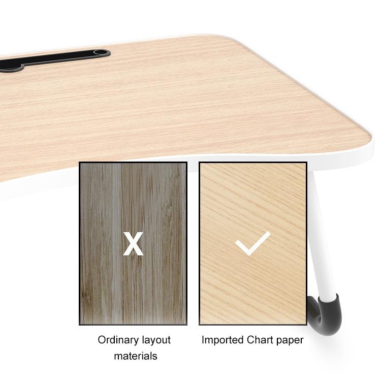 Adjustable Folding Laptop Desk - Non-slip W-shaped Legs Square Pattern Portable Cloud Design - Hcb5115A