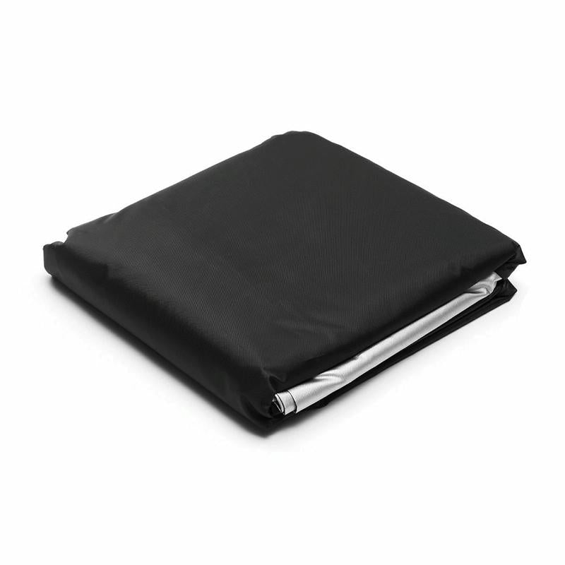 244x244x90cm Waterproof & Dustproof Cover for Bathtub Swimming Pool Table & Chair - Protects from Falling Leaves - Black