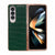 For Samsung Galaxy Z Fold4 5G Crocodile Leather Phone Case - Electroplated - Black