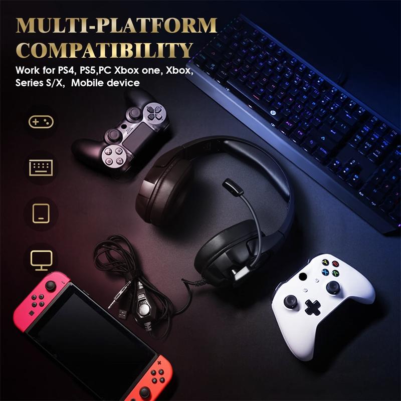 Rgb Gaming Headset With Omni Mic 1.9M Cable