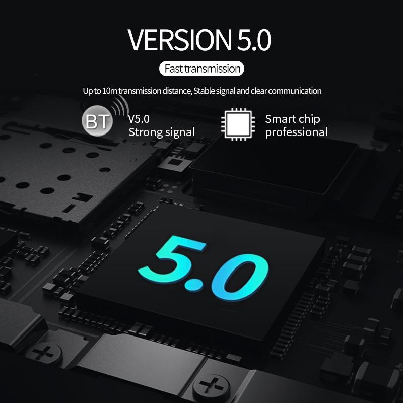 Wireless Stereo Sports Bluetooth Earphones with Charging Box - K88 Tws - Black