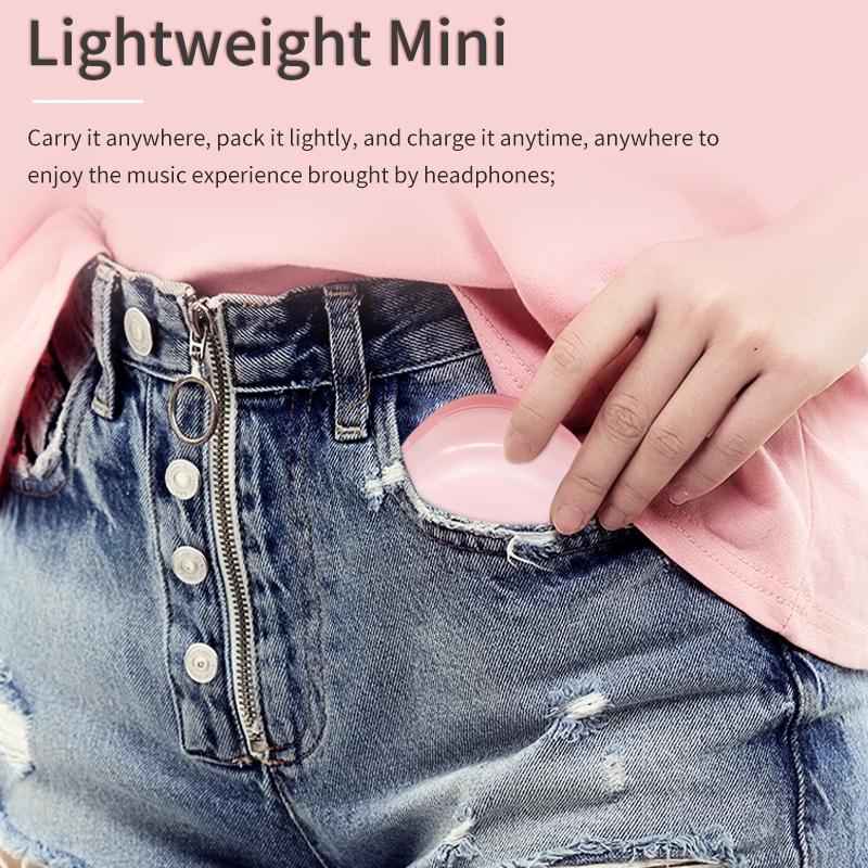 Wireless Stereo Sports Bluetooth Earphones with Charging Box - K88 Tws - Black