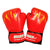 Adult Flame Pattern Pu Leather Boxing Gloves - Fitness - Black