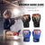 Adult Flame Pattern Pu Leather Boxing Gloves - Fitness - Black