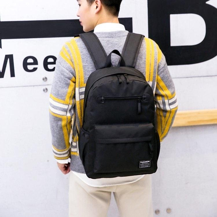 Outdoor Travel Usb Backpack - Compact & Durable - Black