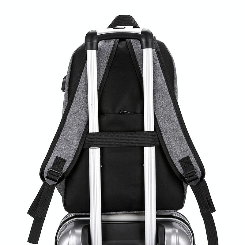 Outdoor Travel Usb Backpack - Compact & Durable - Black