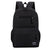 Outdoor Travel Usb Backpack - Compact & Durable - Black