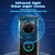 Smart Wifi Video Doorbell With Night Vision & Motion Detection - 2-Way Intercom - 32Gb Sd Card - Black