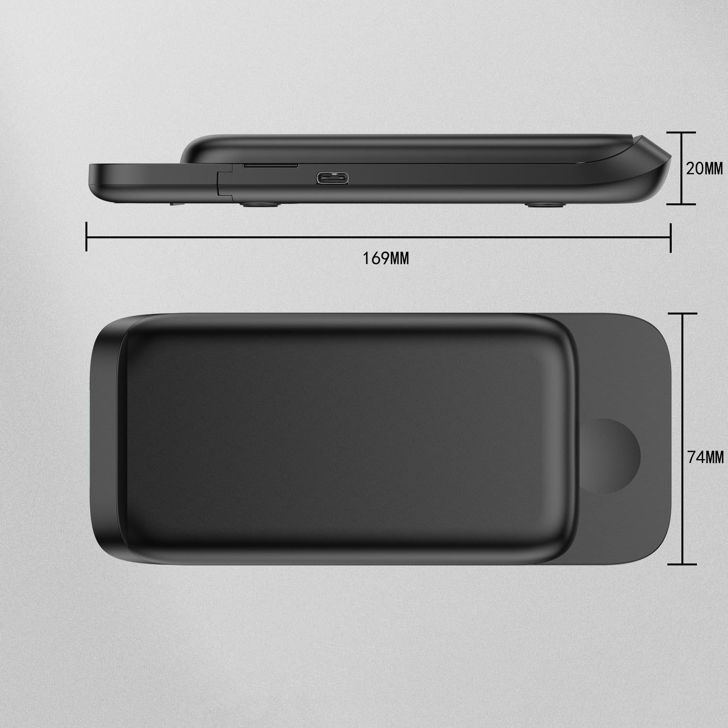 3 In 1 Foldable Wireless Charger For Iphone Apple Watch Airpods