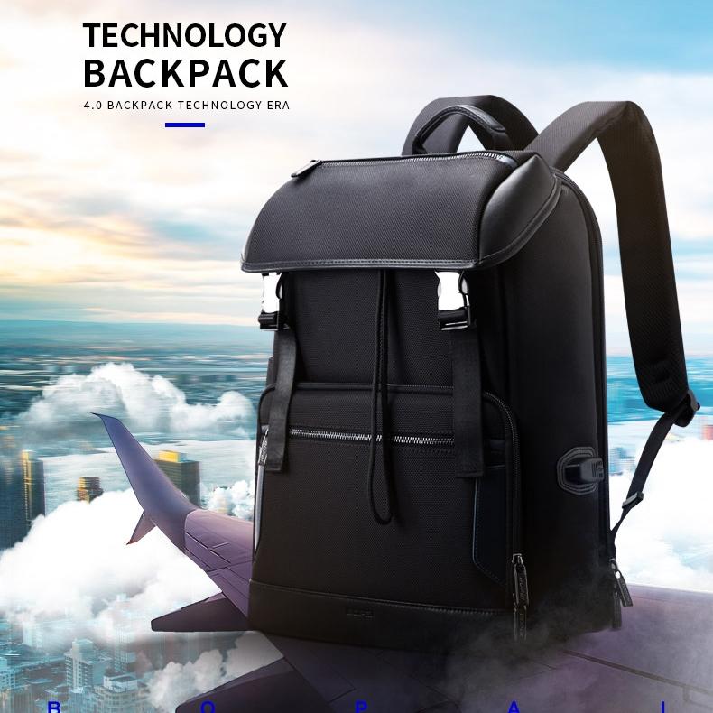 Waterproof Anti-theft Travel Backpack - 31x19x43cm in Black