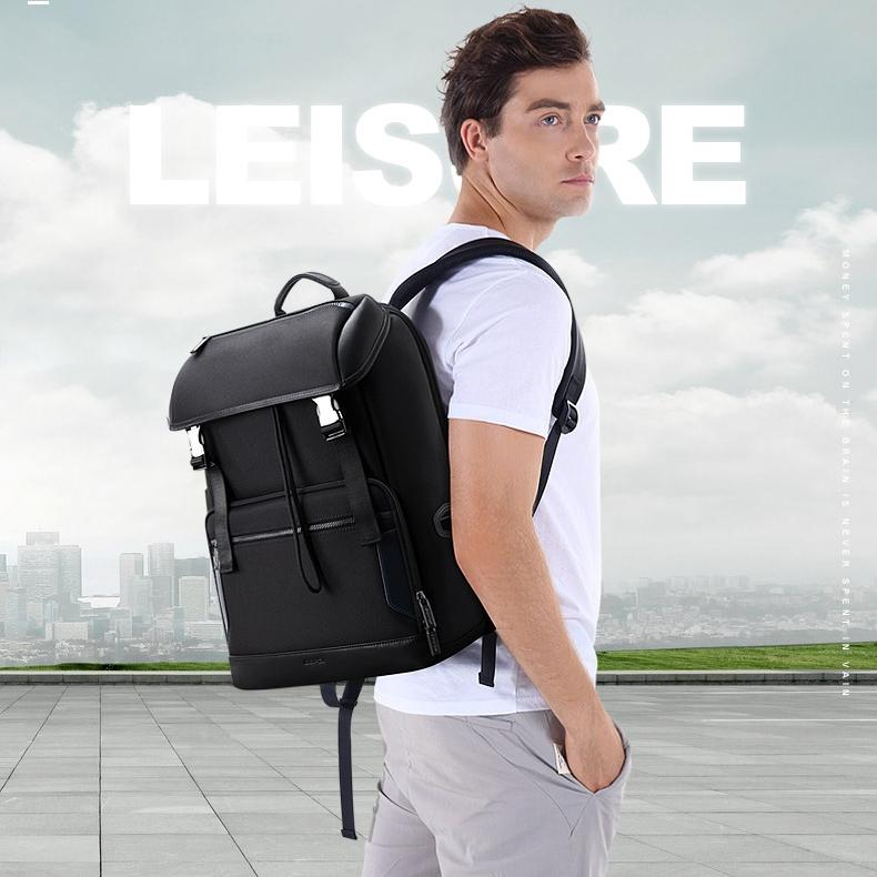 Waterproof Anti-theft Travel Backpack - 31x19x43cm in Black