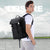 Waterproof Anti-theft Travel Backpack - 31x19x43cm in Black