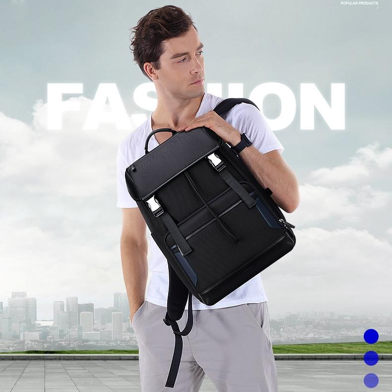 Waterproof Anti-theft Travel Backpack - 31x19x43cm in Black