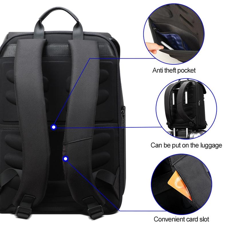 Waterproof Anti-theft Travel Backpack - 31x19x43cm in Black