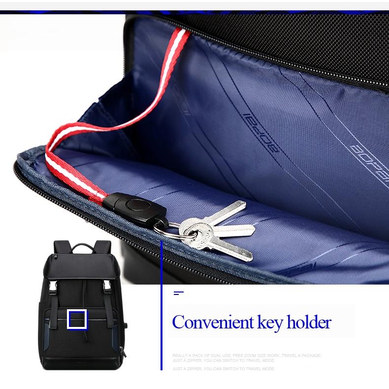 Waterproof Anti-theft Travel Backpack - 31x19x43cm in Black
