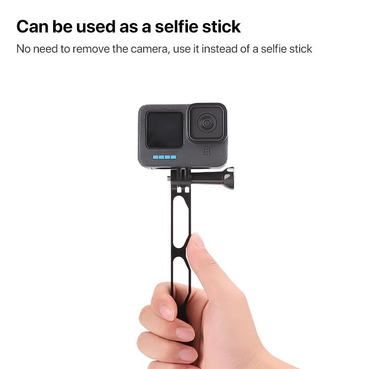 Aluminum Extension Arm with Hollow Grip - 20cm - Red