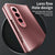 For Samsung Galaxy Z Fold4 5G Foldable Electroplated Case - Rose Gold