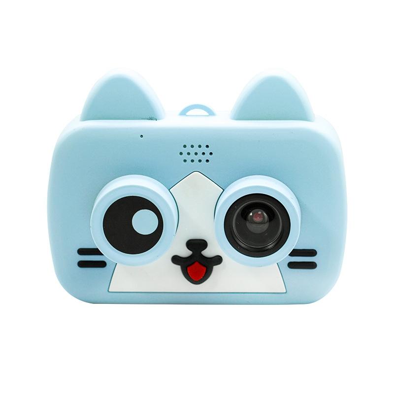 2.0 Hd Screen Wifi Children&#39;s Digital Camera with 12mp Cartoon Design and Fun Photography - 2 Screen Wifi Cartoon Design Fun Photography - Sky Blue