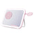 15W 3 In 1 Magnetic Led Makeup Mirror Charger - Pink