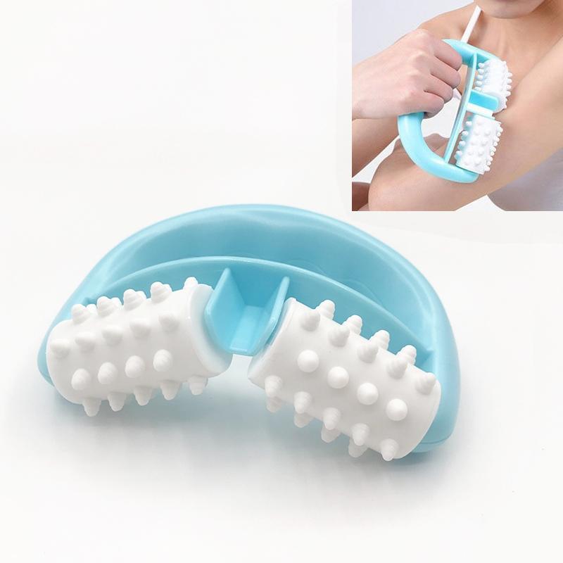 Portable Meridian Massager Compact Roller For Muscle Relief - Blue Piece