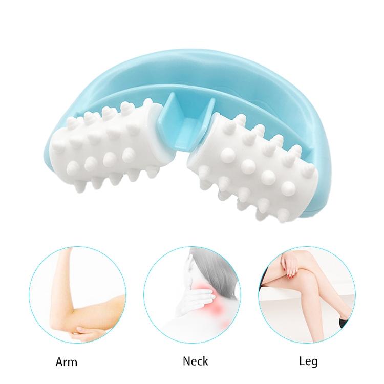 Portable Meridian Massager Compact Roller For Muscle Relief - Blue Piece