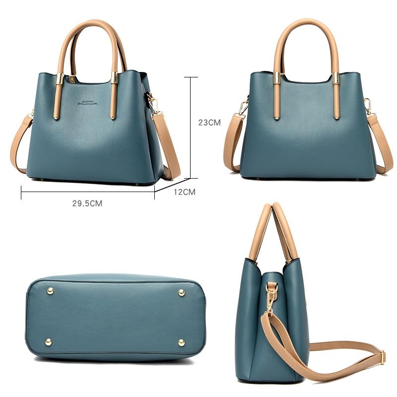 Stylish Bean Sand Tote Bag High Capacity - Blue