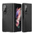 For Samsung Galaxy Z Fold4 5G Foldable Cross Pattern Phone Case - Foldable Design - Black