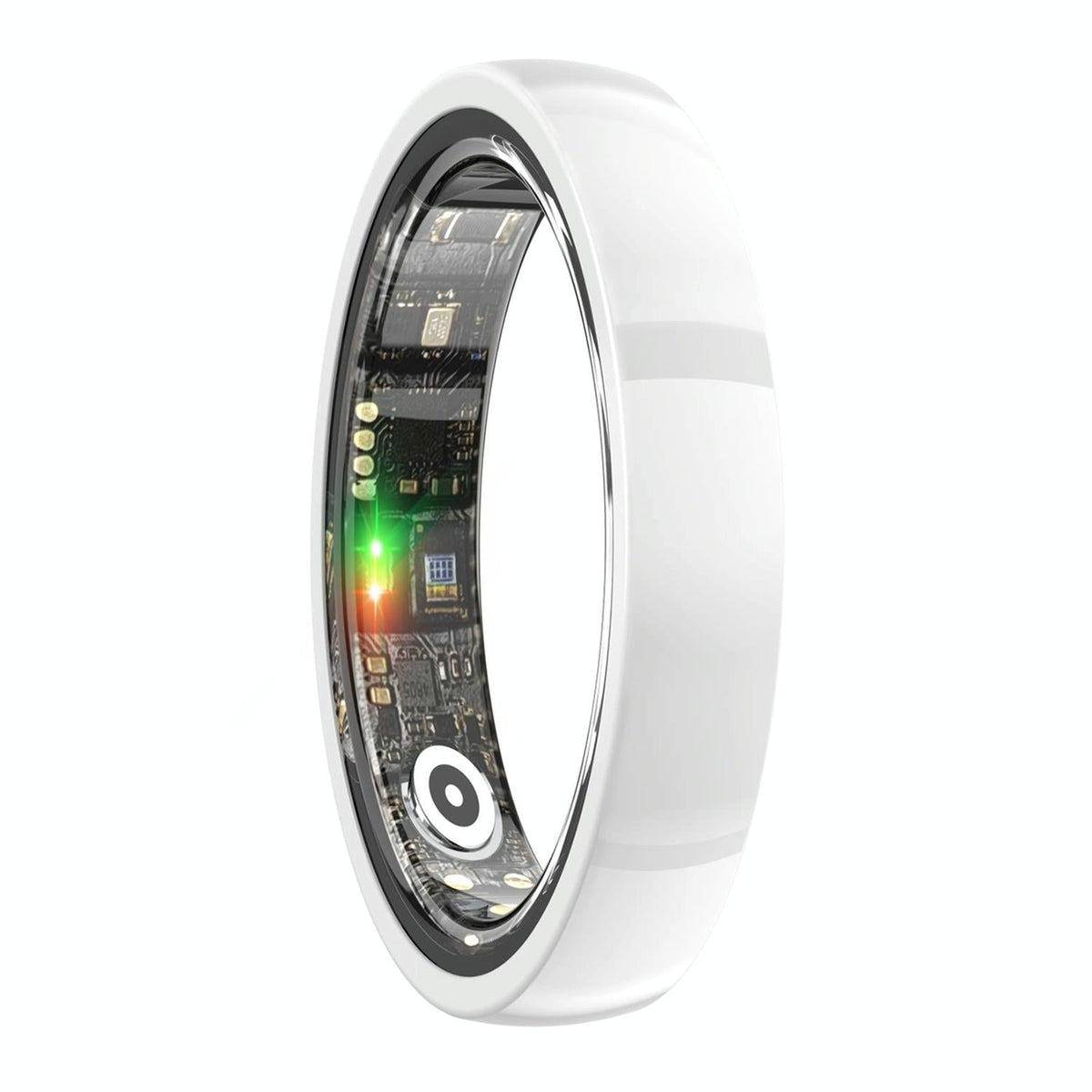 Smart Ring With Heart Rate Blood Oxygen Sleep &amp; Sports Modes - Size 9