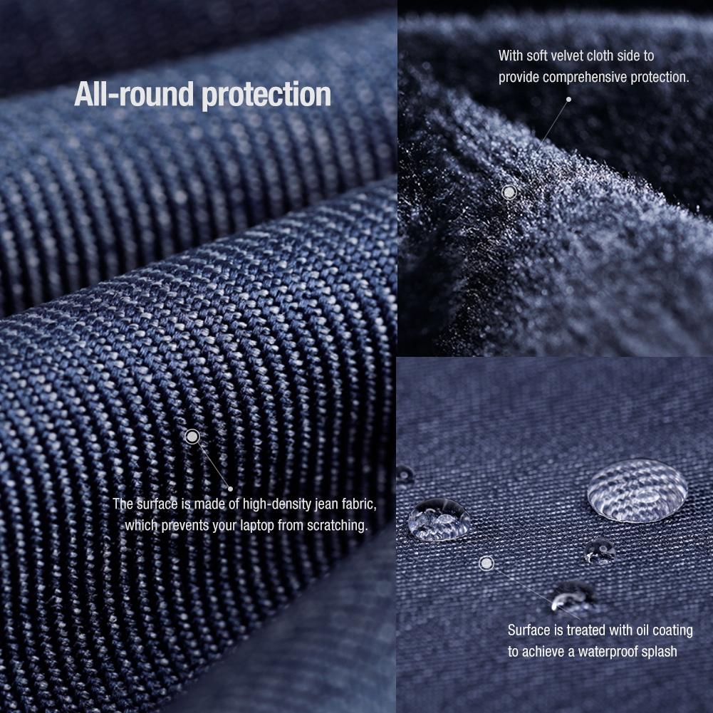 14.0 Inch Commuter Laptop Sleeve - Multifunctional - Blue