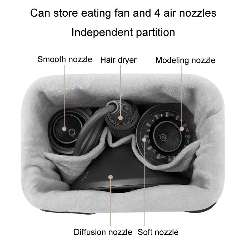 Complete Accessories Storage Bag For Dyson Hair Dryer