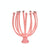Rotating Octopus Head Massager Relaxing Ball Tool - Pink