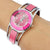 Stainless Steel Diamond Bracelet Watch for Women - Hollow Mirror Surface - Blue