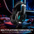 Pro Gaming Headset With Mic 2.1M Cable - Black White