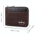 Secure Rfid Blocking Short Wallet - Anti-theft - Coffee