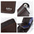 Secure Rfid Blocking Short Wallet - Anti-theft - Coffee