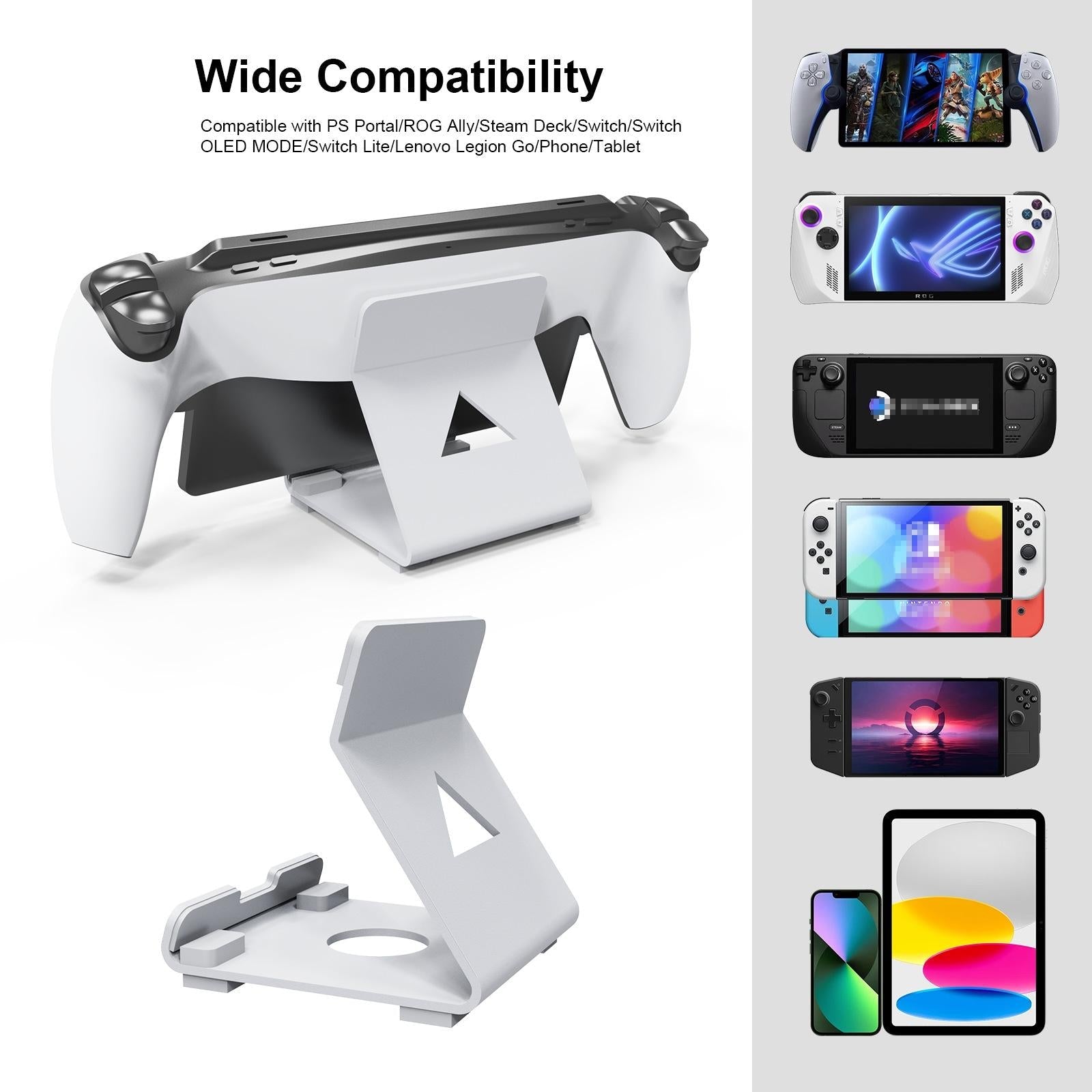Universal Gaming Desktop Stand - Multi Device - White