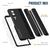 For Samsung Galaxy z Fold4 5G Samsung Galaxy z Fold4 2-in-1 Detachable Folding Case with Holder & Pen Slot - Grey Green