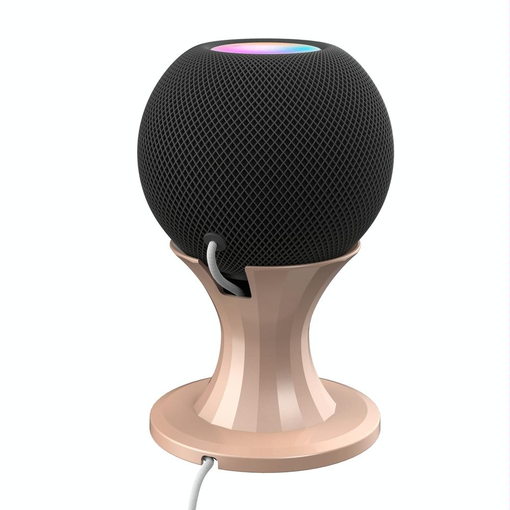 Desktop Speaker Bracket for Apple Home Pod Mini - Rose Pink