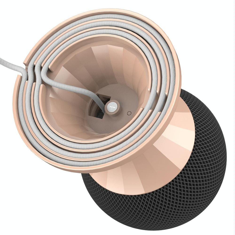 Desktop Speaker Bracket for Apple Home Pod Mini - Rose Pink