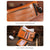 Rfid-protected Cowhide Wallet - Secure & Stylish - Coffee