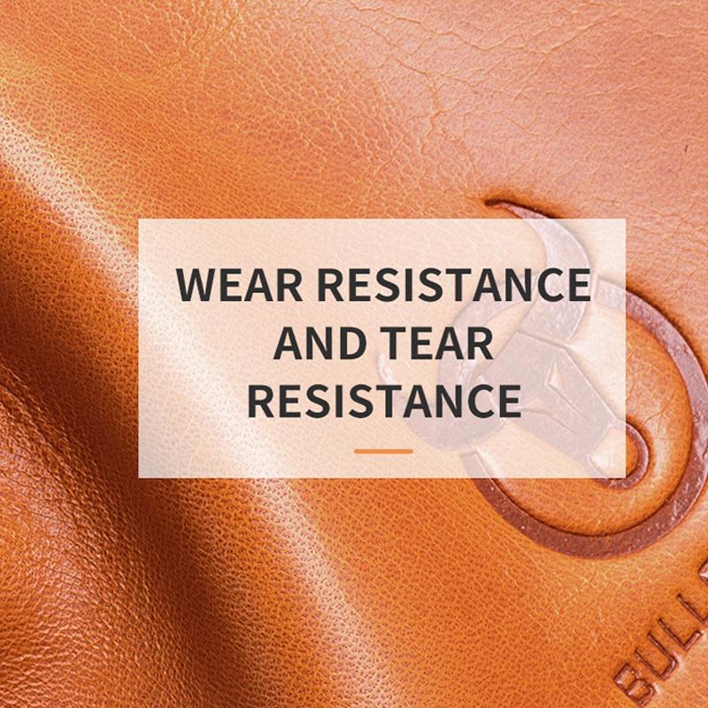 Rfid-protected Cowhide Wallet - Secure & Stylish - Coffee