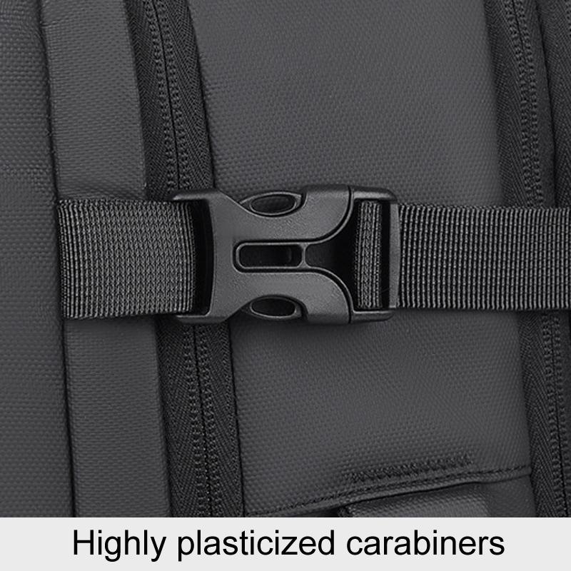 Large Capacity Expandable Business Backpack - Gray