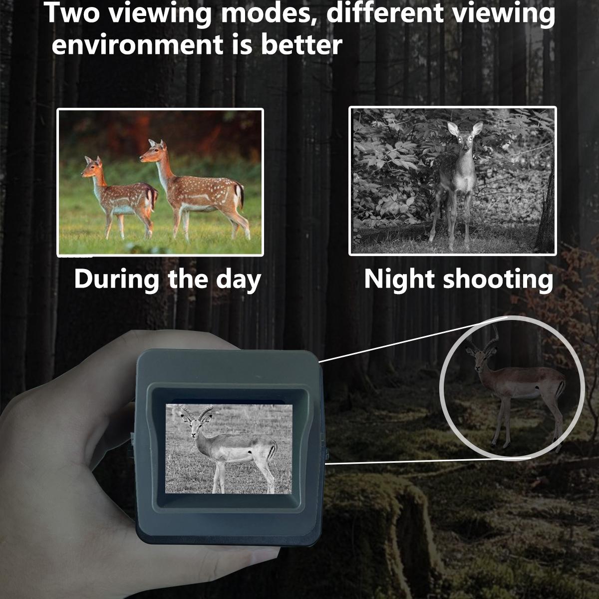 4K Hd Monocular Digital Night Vision For Outdoor Hunting - Black