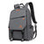 Travel-ready Waterproof Double Shoulder Backpack - Light Gray