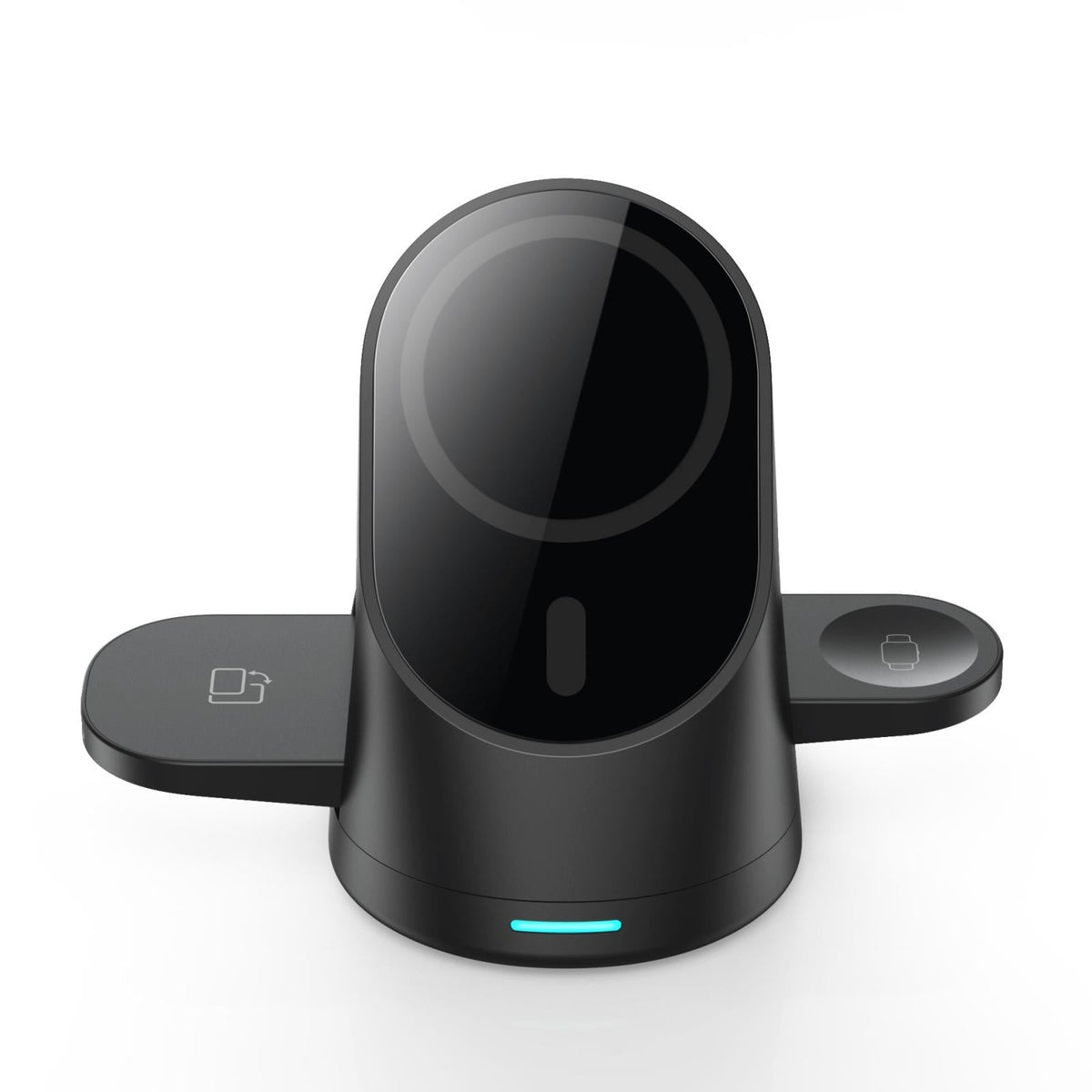 3 In 1 Magnetic Wireless Charging Bracket For Smartphone Iwatch Airpods - White