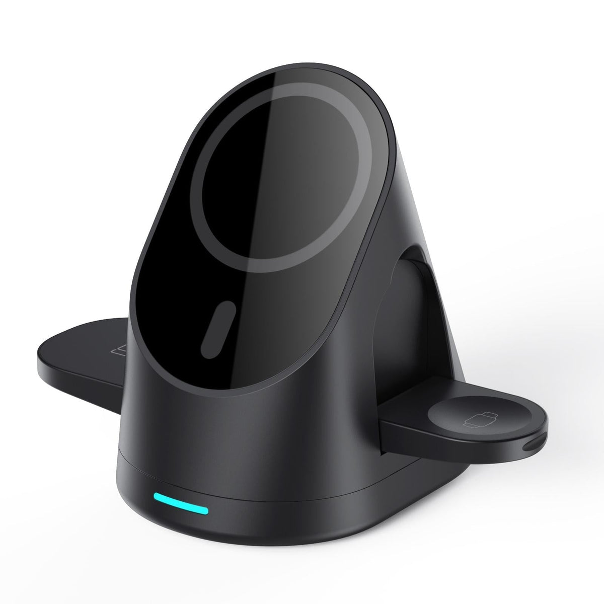 3 In 1 Magnetic Wireless Charging Bracket For Smartphone Iwatch Airpods - White