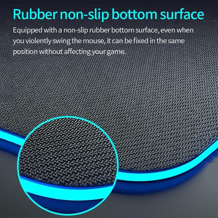 Wireless Charging Rgb Mouse Pad - Colourful