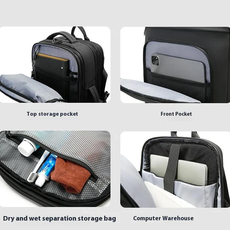 Large Capacity Business Backpack For Men - Gray