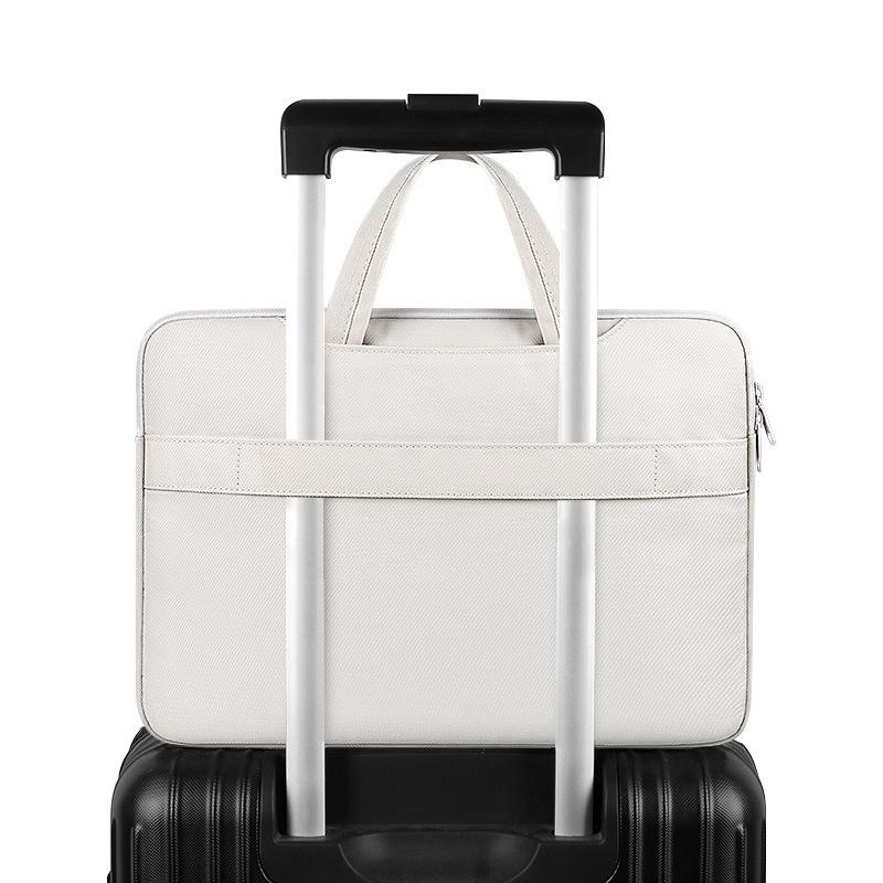 13.3 Waterproof Laptop Bag - Wearable Durable - Light Pink