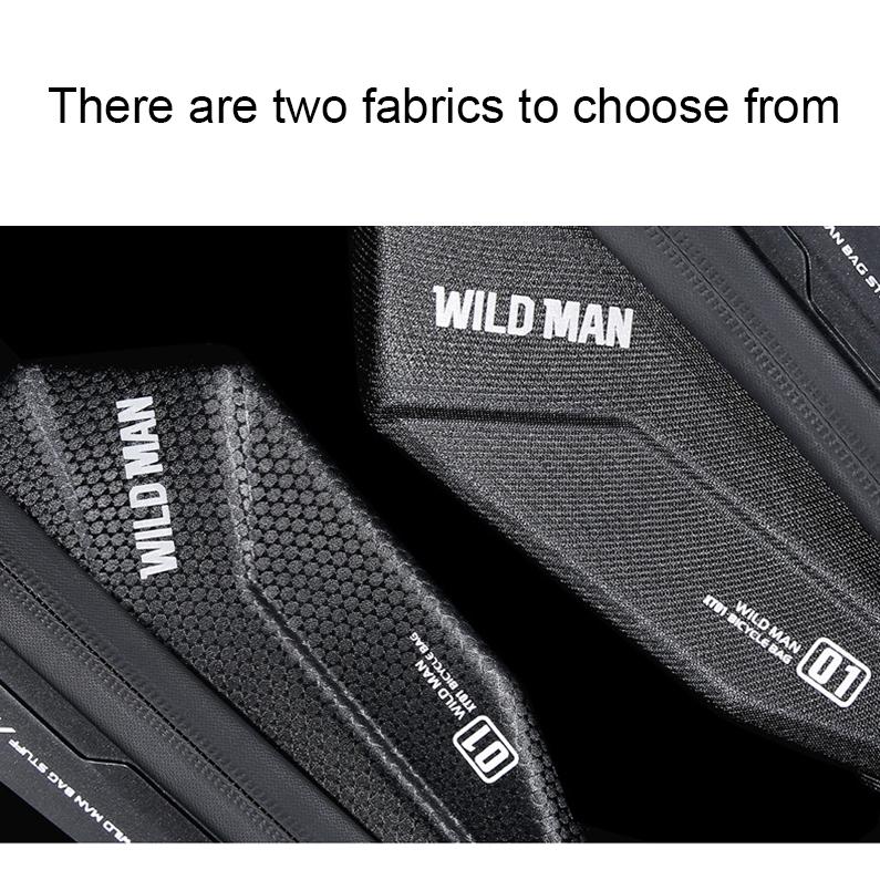 1L Hard Shell Bike Handlebar Bag With Touch Screen - Solar Pattern